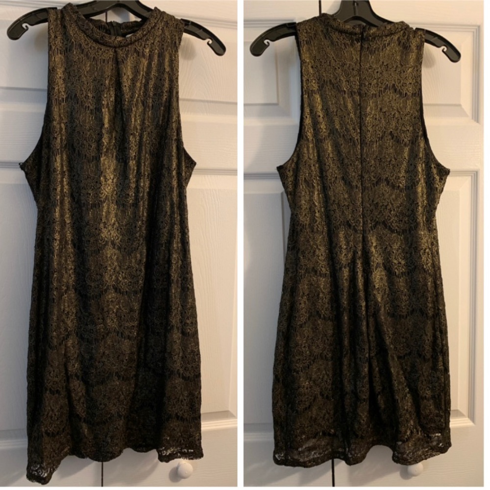 🔔♥️Black and gold color cocktail, party dress.